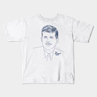 JFK monochrome ‘comic’ style Kids T-Shirt